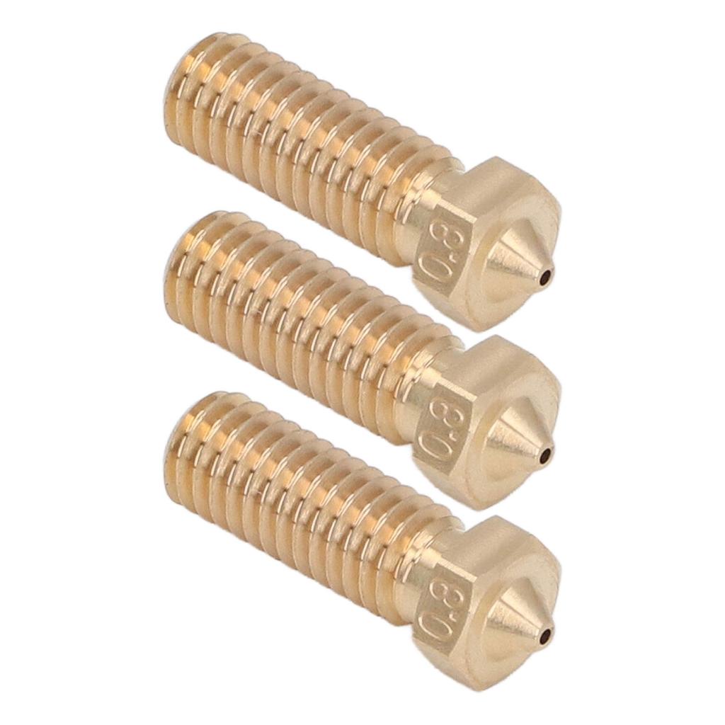 3 stk Volcano Dysesett Messing Høyhastighets Skrivehode 1,75 mm Langt Filament for 3D-skriver