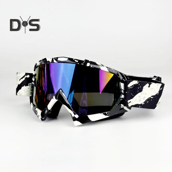Outdoor Cycling Glasses with Elastic Band UV Protection Windproof Lightweight Men Women Skiing Snowboarding Motorcycle Bike Sports Goggles Eyewear