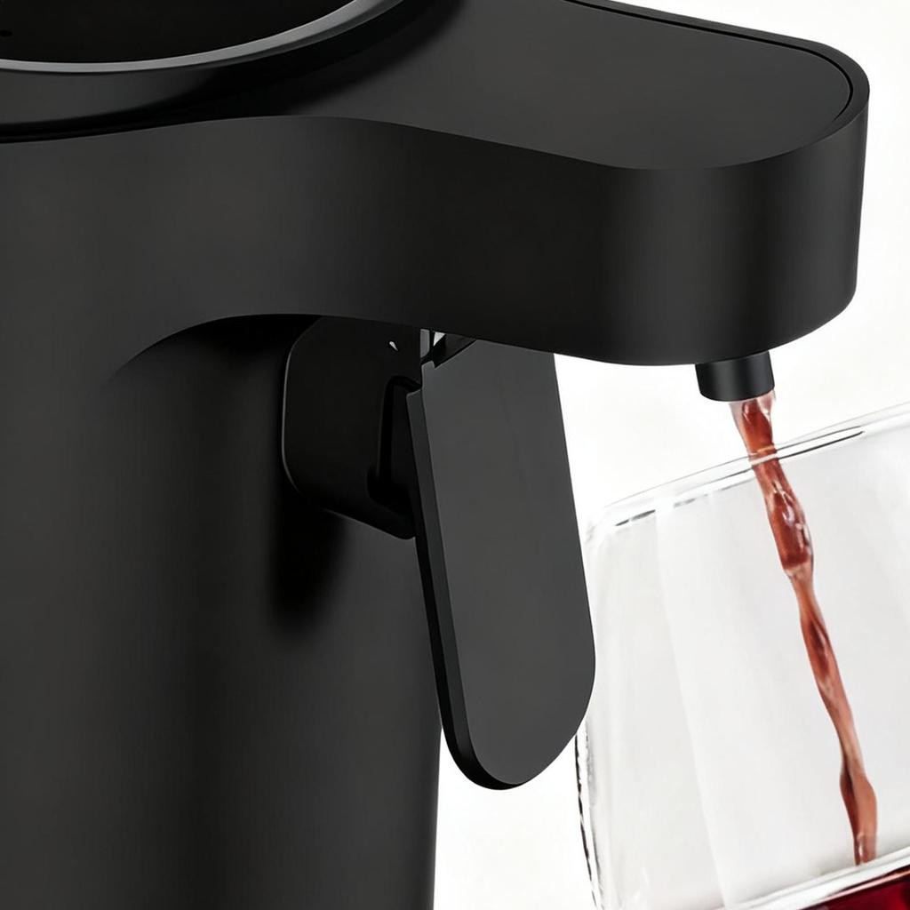 Vinaerator Automatisk Pekskärm Karaff Elektrisk Vinaerator Smart Whiskeyhällare för Hembaren Kontoret Resa Camping Fest