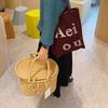 Aeiou Logo Bag (Cotton 100%) Burgundy Silver