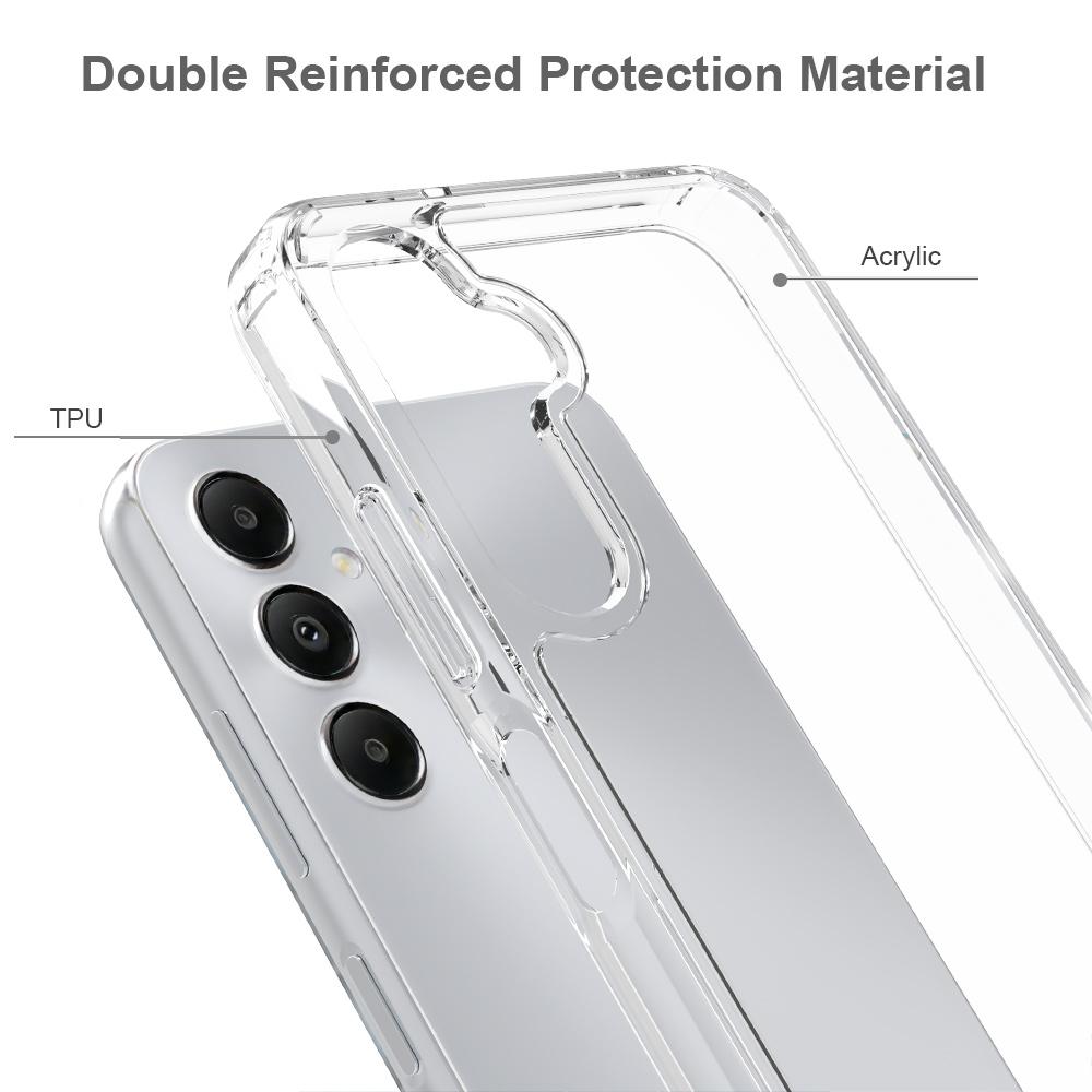 For Samsung Galaxy M14 4G Clear Phone Case TPU+Acrylic Shockproof Phone Back Cover