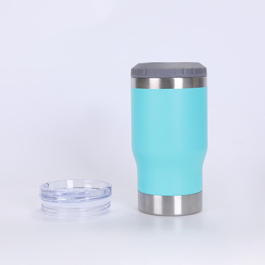 Copo Térmico de Aço Inoxidável 14oz Copo de Cerveja Com Abridor 2 Tampas Garrafa Isolada a Vácuo Viagem de Carro Mantém Frio Tanque Garrafa de Água para Whisky