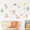 Cartoon Rabbit Wall Stickers for Kids Room Background Baby Nursery Wall Decals Living Room Decoration Bedroom Home Decor