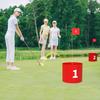 Portable Golf Practice Set Pickballs Beach Bucket Training Kit with Chipping Net Lightweight Outdoor Game for Backyard Park