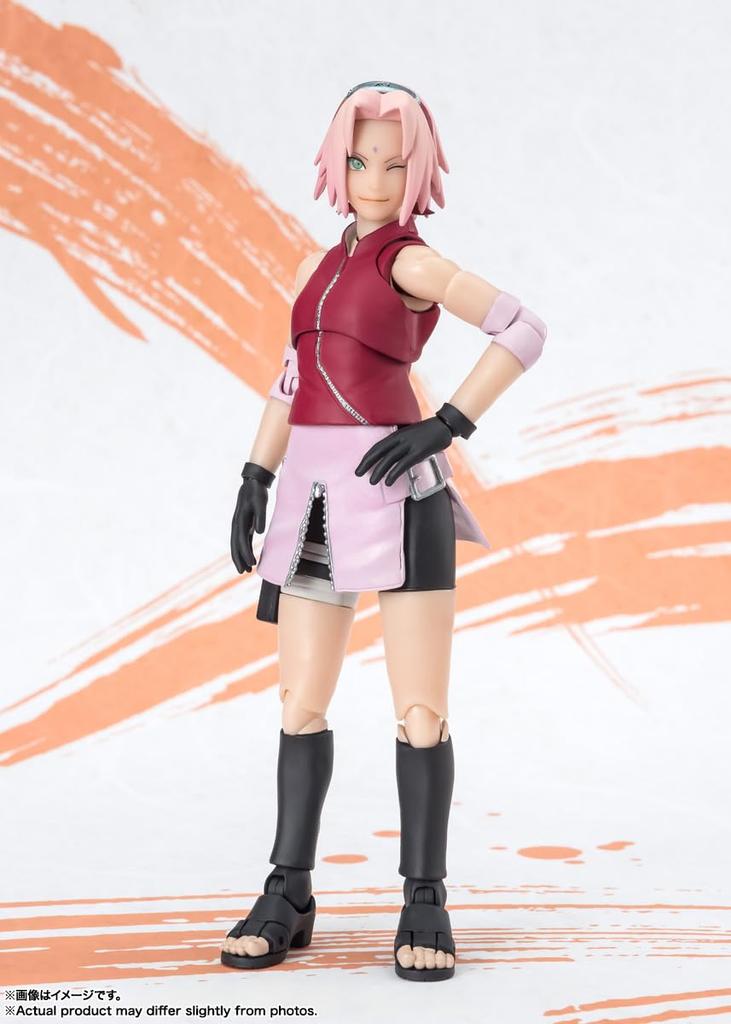 TAMASHII NATIONS NARUTO Sakura Haruno 135mm PVC ABS Painted Movable Figure S.H.Figuarts -NARUTOP99 Edition- Approx. &