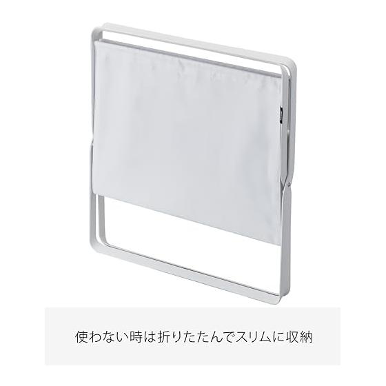 Yamazaki Jitsugyo (Yamazaki) Baggage Storage Box White Approx. W46 x D29 x H40cm (when used) Tower Folding Luggage Storage 3544