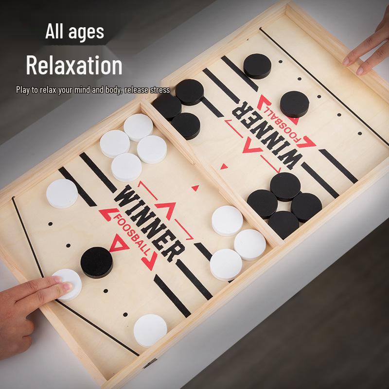 Douyin Holz Hüpfschach: Interaktives Tischspiel für Eltern und Kinder mit perlenartiger Hüpfaktion