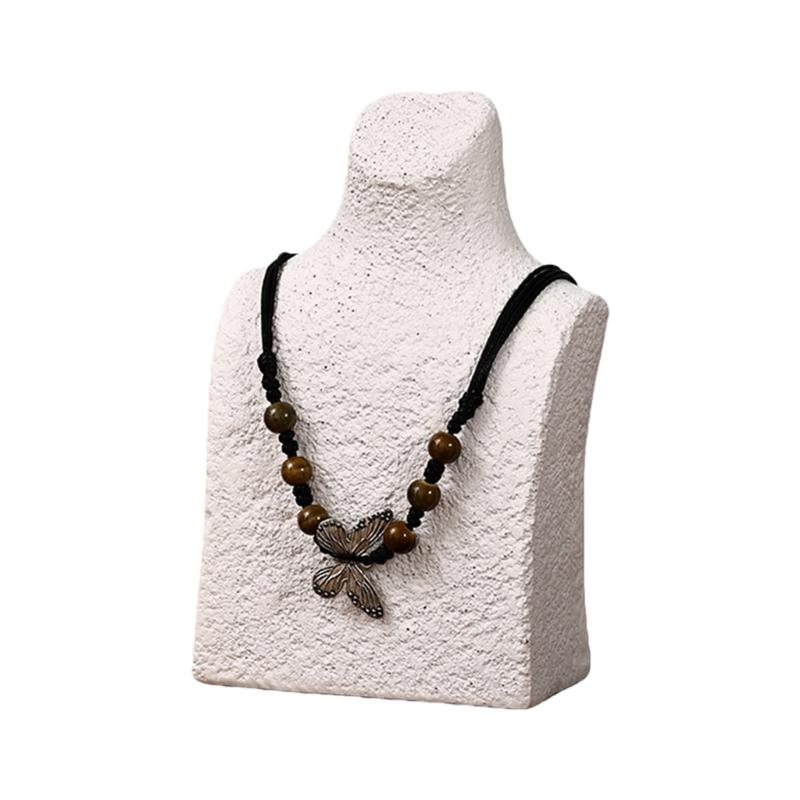 Sturdy Base Jewelry Holder with Thickened Support Ensuring Stability for Necklace Exhibition Secure Display
