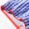 Herren-Boxerunterwäsche, mittelhoher Schnitt, elastischer Bund, karierter Aufdruck, Shorts, Slips, U-konvexe, atmungsaktive Höschen für den Alltag