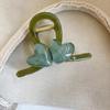 Headwear Heart Shark Clip Korean Style Resin Shark Clip Hair Accessories Love Hair Claw  Girl