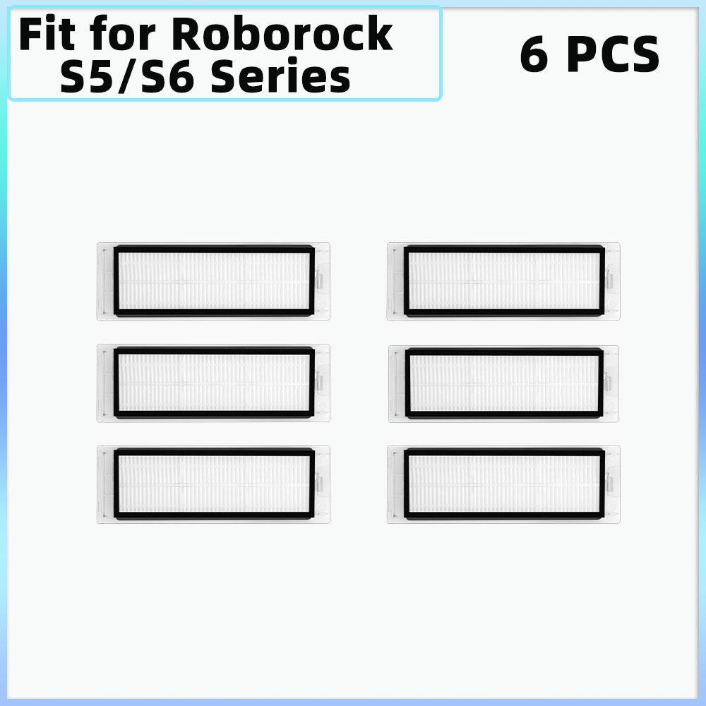Kompatibel für Roborock S5 S50 S51 S55 S6 S60 E4 E5 Roboterstaubsauger Zubehör HEPA Filter Mopptuch Haupt- Seitenbürste Ersatzteile