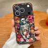 Colorful Skeleton Pattern Case For iPhone 17 Pro Max Case iPhone 16 Pro Max 15 14 13 16E 17E Magnetic For Magsafe Hybrid Matte Cover