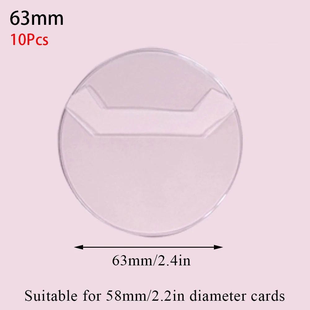 10Pcs New Transparent Ita Bag Pins Decoration Storage Case Badge Protector Protective Sleeve Cartoon Pin Case For Anime Badge