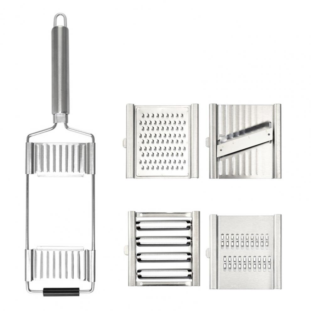 

1 Set Shredder Cutter Stainless Steel Grater Manual Vegetable Slicer Cheese Carrots Zucchini Pulp Kitchen Chopper Kitchen Tool