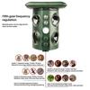 Animal Repeller Solar Powered Outdoor Animal Repeller Motion Activated with USB Charge for Detecting Dogs Cats Raccoons Skunks