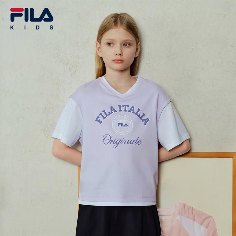 FILA Kids' Short Sleeve V-Neck T-shirt