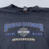 Vintage 90s Harley-Davidson T-Shirt M/L Black Manchester New Hampshire Biker USA