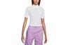 Crop Tops Women's White Turtleneck Moderate DV7959-100