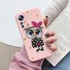 Flower Phone Case For Xiaom 12T Mi12T Pro Funda Cute Heart Cartoon Owl Xiaomi 12 T Xiaomi12T Pro Matte Soft TPU Back Cover Shell