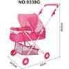 Children's Large Simulation Stroller Toy with Tray - Push Doll Stroller for Girls