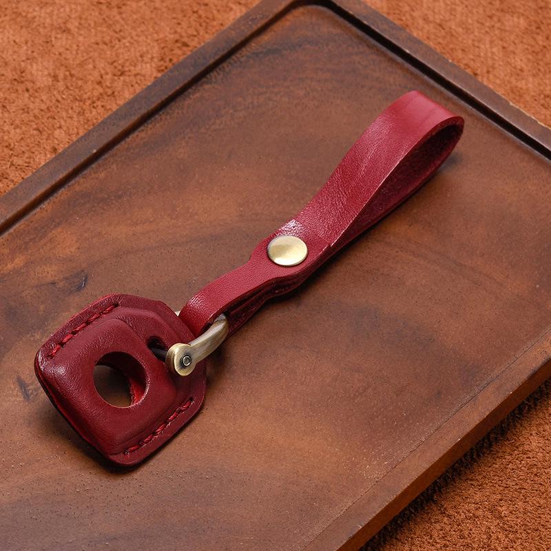 Vintage Genuine Leather Key Case for Harley Sportster, Pan America, and Nightster