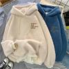Plush Loose Casual Long Winter Sleeve Soft Sweatshirt Tops Women Autumn Pullover Clothing