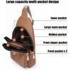 Relevantk Crossbody Bag,Wbougisay Crossbody Bag,Anti-Theft Solid Color Crossbody