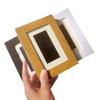 6 Inch Table Photo Frame Ornaments Hollow 3D Wood Wall Hanging Photo Frame Hiding Safe Private Money Box Picture Frame Albums
