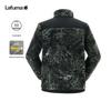 LAFUMA Men's Knitted Patchwork Stand Collar Fleece Jacket