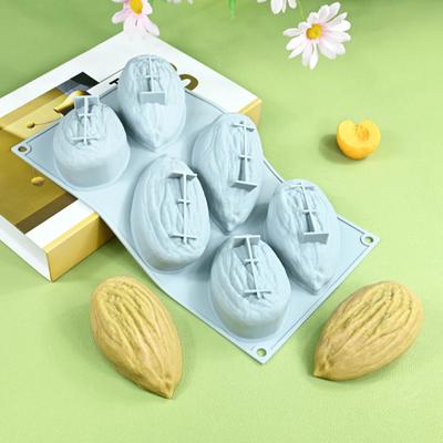 Almond Nut Mousse Cake Mold Coffee Bean Shaped Silicone Baking Pan for French Desserts Jelly Chocolate Non-Stick Easy-Release Dessert Mold