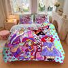 3Pcs Colorful Circus Characters Bedding Sets For All Sizes New 3D Printed Bed Cover Comforter Duvet Cover Pillowcase Bedroom Decoration
