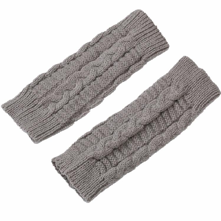 21cmx7.5cm Short Figure 8 Twist Half Fingerless Gloves For Women and Men