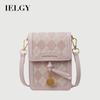 High-End Chain Bag Fashion One-Shoulder Messenger Indentation Mobile Phone Bag