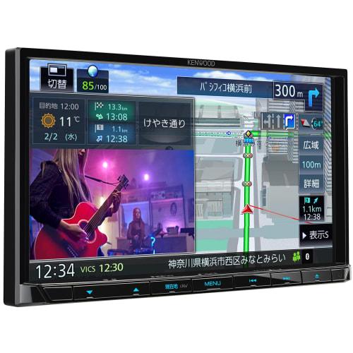 KENWOOD Car Navigation Saisoku 7 Inch MDV-S709 High Cost Performance Model Can Work with Digital Room Mirror Type Drive Recorder Black KENWOOD