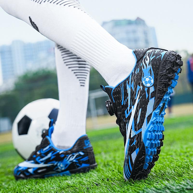 Button straps Children's football shoes Training shoes Broken nails Boys' and girls' shoes Student competition shoes