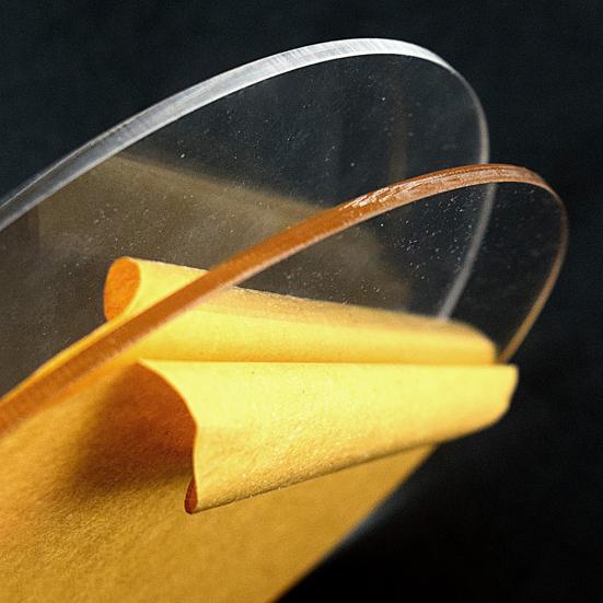 2st tårtfat Icke-klibbiga återanvända akryl smörkrämtårtskivor för tårtservering