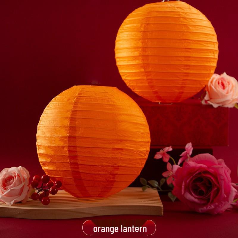 Chinese Red Wedding Lantern with Happy Character - Bride Photo Prop & Room Decoration