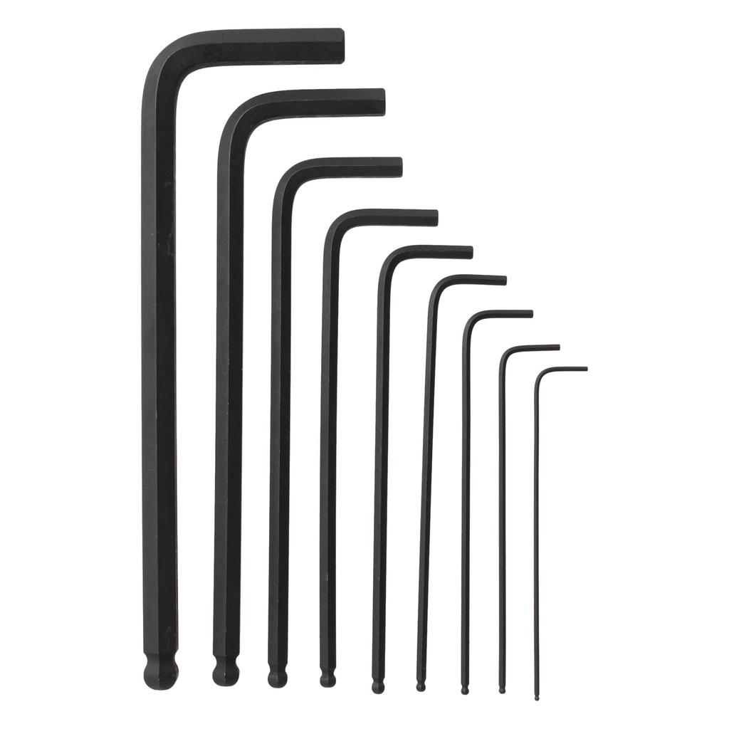 Chave Allen Tone BPL900 com Ponta Longa, Conjunto de 9 Peças em L,
