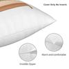 No Outside Clothes On My Bed 2 Square Pillowcase Polyester Linen Velvet Pattern Zip Decor Car Cushion Cover