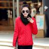 Women Winter Jacket Hooded Fleece Solid Coat Spring Thin Outerwear Female Short Zipper Student