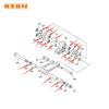 OTOM Motorcycle Thrust Needle Roller Bearings Bushing Oil Seal Motocross Triangle Lever Linkage ARM For Yamaha YZF WRF 250 450