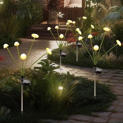 Solar Garden Lights LED Solar Mushroom Light Waterproof Outdoor Fairy Light for Yard Patio Pathway Decor
