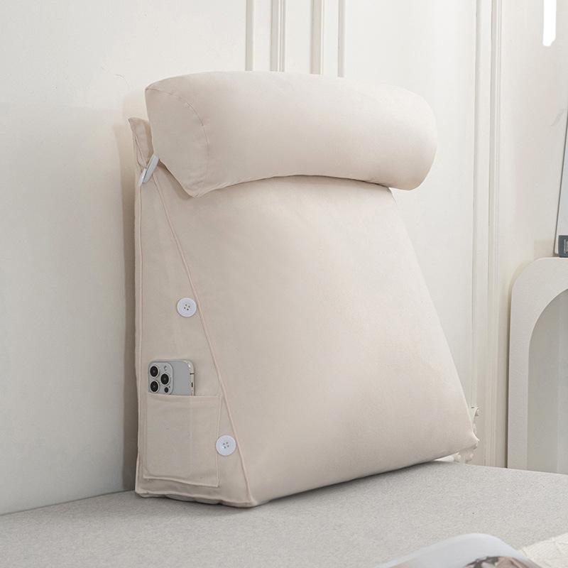 Bedhead Multifunctional Waist Protection Backrest Cushion Living Room Sofa Triangular Backrest That Can Be Disassembled Washed