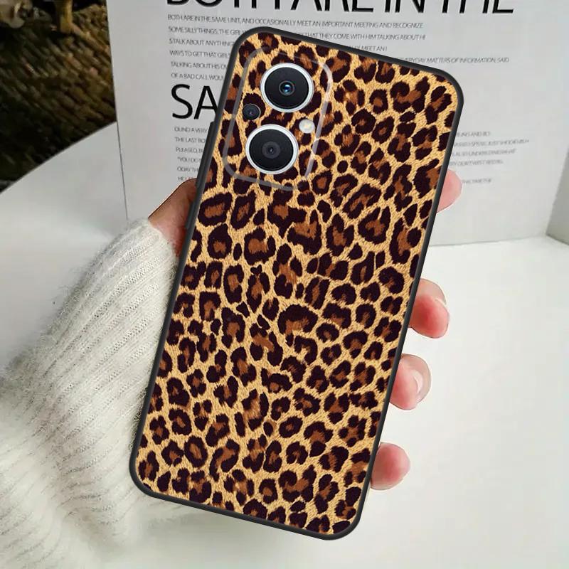 African Leopard Print Case For OPPO Reno 8 7 6 5 4 Lite 8T 5Z 4Z 10 11F OPPO Find X5 X6 Pro X2 Neo X3 Lite Cover