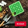 KADAX Mini Greenhouse Mini Greenhouse Greenhouse 9 Cells Seeding Tray