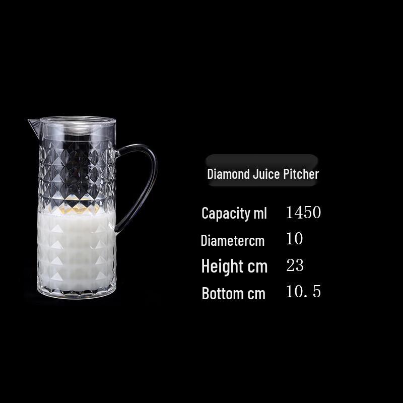 Acrylic Diamond Beverage Pitcher