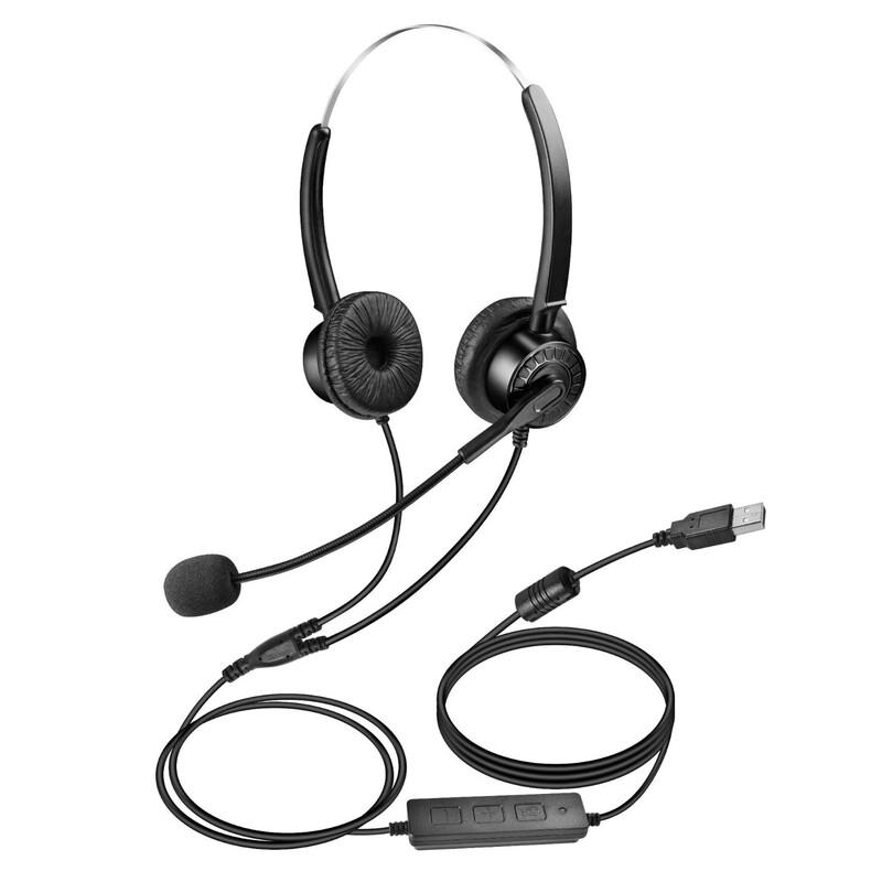 

ZDXVTALK VH600D Dual-Ear USB Call Center Headset (CN version)