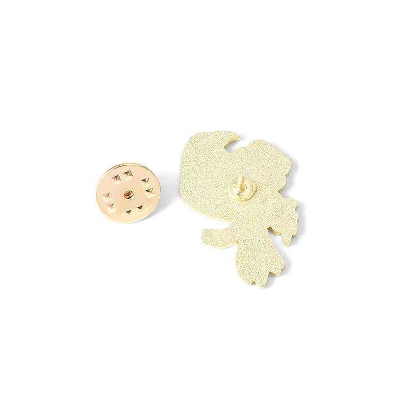 Geometric Black Bird Brooch Elegant Rose Flower Crow Enamel Pin For Fashion Lovers