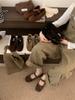 Flat Bottom Retro Round Head Mary Jane Single Shoes Women's Shoes 2025 Spring and Autumn Bow French Ballet Evening Shoes