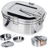 Steel lunch tin 350 / 900 ml 2 pcs.